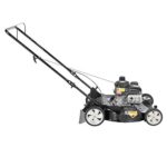 Yard Machines 132cc OHV 21-Inch 2-in-1 Gas Powered Walk Behind Push Lawn Mower – Side Discharge and Mulching Capabilities, Black