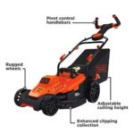 BLACK+DECKER Electric Lawn Mower, 10-Amp, 15-Inch (BEMW472ES)