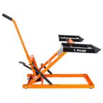 Pro Lift PL5550 Lawn Mower Lift with Hydraulic Jack for Riding Tractors and Zero Turn Lawn Mowers – 550 Lbs Capacity,Orange