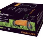 Fiskars 17 Inch Staysharp Push Reel Lawn Mower (6208)