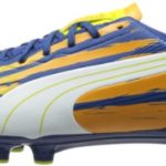 PUMA Men’s Evospeed Graphic 3.2 Firm-M, Monaco Blue/Sulphur Springs/Bright Marigold, 9.5 M US