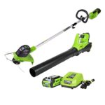 Greenworks 40V Cordless String Trimmer & Blower Combo Pack STBA40B210