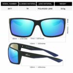 Bevi Sports Sunglasses Polarized Lens/TR 90 Frame with Spring Hinges Glasses For Men Women Cycling Running Baseball 2677cC2