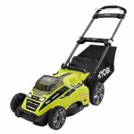 Ryobi RY40180 40V Brushless Lithium-Ion Cordless Electric Mower Kit, with 5.0Ah Battery, 19.88″ x 40.748″ x 22.677″ (2 Pack)