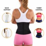 Nebility Women Waist Trainer Belt Tummy Control Waist Cincher Trimmer Sauna Sweat Sport Girdle Slim Belly Band (XL, Black)