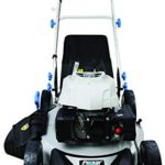 Pulsar PTG1221 21″ 173cc Gasoline Powered Walk Behind Push Mower with 7 Position Height Adjustment, White