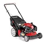 Troy Bilt TB130 21 Inch 159cc Gas Mulching Push Walk Behind Lawn Mower, Red