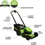 Greenworks Pro 80V 21-Inch Brushless Push Lawn Mower, Tool Only