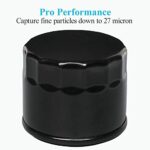 HOODELL 2 Pack 12 050 01-S Oil Filter for Kohler Engine Lawn Mower, Troy Bilt Bronco 12 050 01, Professional 1205001-S 12 050 01-S1 Oil Filter