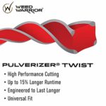 Weed Warrior 17068 .095” Diameter x 100’ Bi-Component Twist Trimmer Line, Red Core/Silver Tips