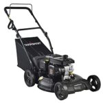 PowerSmart Gas Powered Lawn Mower, 21-inch 209cc 3-in-1 Mulching Push Mower with Bag, Black