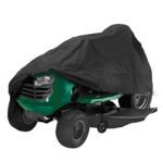 FLYMEI Lawn Mower Cover, Heavy Duty, Durable, UV and Water Resistant All Season Protection