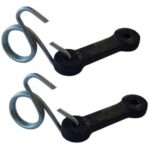 fascinatte 160793 Set of 2 Lawn Mower Bagger Grass Chute Latches for AYP Husqvarna Craftsman Poulan 130758 532130760