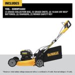 DEWALT DCMWSP244U2 2X 20V MAX Brushless Lithium-Ion 21-1/2 in. Cordless FWD Self-Propelled Lawn Mower Kit with 2 Batteries (10 Ah)