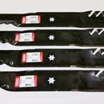 Set of 4, Longer Life Gator Fusion G5 3-In-1 Mulching Blades to Replace MTD Blades 742-0616, 942-0616, 742-04126 942-04312 Used on 42″ Decks, MTD, Cub Cadet, White, Wards, Yard Man, Troy Bilt.