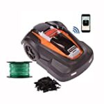 MowRo 28V Smart App Enabled Robot Lawn Mower 9.5quot; Cutting WidthFully Autonomous 1/4 Acre with Boundary Extension RM24SMRTEXT