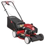 Troy-Bilt 21 in. 159 cc Gas Walk Behind Self Propelled Lawn Mower with Check Don’t Change Oil, 3-in-1 Triaction Cutting System