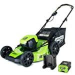 Greenworks Pro 60-Volt Brushless Lithium Ion Self-propelled 21-in Cordless Electric Lawn Mower