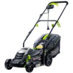 American Lawn Mower Company 50514 14″ 11-Amp Corded Electric Lawn Mower, Black & Yard Master 9940010 Outdoor Garden 120-Foot Extension Cord, Light Duty, Water Resistant, Super Flexible and Lightweight