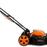 WEN 40441 40V Max Lithium Ion 21-Inch Cordless 3-in-1 Lawn Mower with Two Batteries, 16-Gallon Bag and Charger