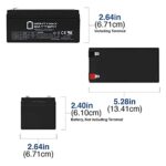 ML3-12 – 12 Volt 3 AH, F1 Terminal, Rechargeable SLA AGM Battery, Mighty Max Product