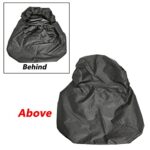 GaeaAuto Waterproof Riding Lawn Mower Seat Cover Protector Outdoor UV Resistant Universal Tractor Seat Cover, Black