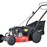 PowerSmart Lawn Mower, 21-inch & 170CC, Gas Powered Self-Propelled Lawn Mower with 4-Stroke Engine, 3-in-1 Gas Mower in Color Red/Black, 5 Adjustable Heights, PS7218SR