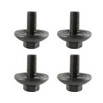 4 Pcs Bolt & Washer Compatible with Husqvarna Lawn Mower Blade Bolt & Tractor Blade Bolt with Cupped Washer Fits Attaching immobilization Blades on Riding Lawn Mower and Zero Turn Mower