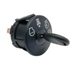 Starter Ignition Switch with Key 4-Position 7-Terminals Compatible with Husqvarna, AYP, Craftsman, Sears, Poulan Lawn Mower Rider Replace 532193350 193350