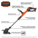 BLACK+DECKER LSTE525 20V MAX Lithium Easy Feed String Trimmer/Edger with 2 Batteries