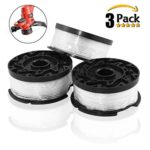 XUYAO Pre-wound Line String Trimmer Replacement Spool for BLACK and DECKER Weed Wacker, Weed Eater Spool, Weed Eater String, Weed Wacker String, Trimmer Line, AF-100 30ft 0.065″ String Trimmer Line