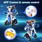 STEM Toys for Boys, Compatible with Lego Robot Building Set for Kids Remote & APP Controlled Robots Educational Science Toys for Kids