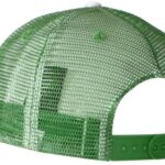 John Deere Embroidered Logo Mesh Back Baseball Hat – One-Size – Men’s – White