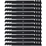 12PK Mulching Lawn Mower Blades for 61″ Scag Cheetah Turf Tiger Wildcat 48111, 481708, 481712, 482879, 48304, 483318, A48111, A48304