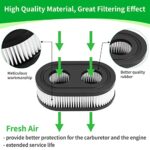 Augymer Lawn Mower Air Filter?8 Pack Air Cleaner Cartridge Filter with Foam Pre-Filter for 593260 798452 5432 5432K Series Engine