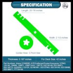 SCBHWJ 2 Pcs Mulching Lawn Mower Blades 42 Inch Deck Compatible with C raftsman Hus qvarna P oulan Replacement for 21546095 127843 134149 138971 138498 PP24003 Hus qvarna 532127842 532134148 532138497