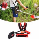 Universal Adjustable Trimmer Double Shoulder Strap Lawn Mower Waist Belt for Brush Cutter