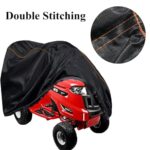 Riding Lawn Mower Cover Tractor 420D Compatible with up to 35 inch Decks Cub Cadet,Troy-Bilt,Husqvarna,MTD,Greenworks, EGO,Craftsman,Honda Windproof Outdoor with Storage