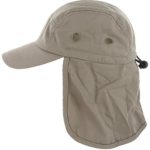 DealStock Fishing Cap with Ear and Neck Flap Cover – Outdoor Sun Protection,One Size