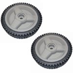 2 Pack Genuine Husqvarna 532401274 8″ x 1.75″ Wheel Replaces 401274 401274X460 Gray OEM