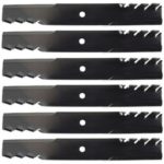 (6 Pack) Excel / Hustler Premium Replacement Mulching Lawn Mower Deck Blade | 793794 794685