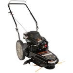 Remington RM1159 159cc 4-Cycle Gas Powered Walk-Behind High-Wheeled String Trimmer – 22-Inch Trimming Mower for Lawn Care, Black