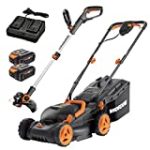 Worx 40V Lawn Mower & Trimmer Power Share Combo – WG934 (Batteries & Charger Included)