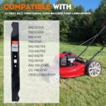 Hipa 942-0741A Mulching Blade for Troy Bilt 21 inch Lawn Mower, TB110 TB240 TB230 TB130 Lawn Tractor,Craftsman Yard Machine MTD Murray 21 inch Deck Riding Mower (After 1995)
