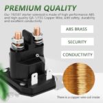 725-06153A Starter Solenoid for Cub Cadet XT1 XT2 Enduro RZT LT1 ZT1 ZT2 MTD Troy Bilt Yard Man Husky Yard Machines Craftsman Zero Turn Riding Lawn Mower Tractor 762-1261-211-50