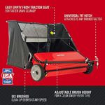 Craftsman CMXGZBF7124266 42-Inch, Hi-Speed Tow Lawn Sweeper, Width, Red