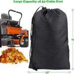 QWEQWE Leaf Bag for Lawn Tractor, Durable 54 cu. ft. 120-inch Opening Garden Lawn Mower Leaf Bags for Fast Garden Leaf Cleaning, Heavy Duty Material – Fast & Easy Leaf Collection