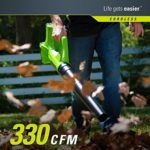 Greenworks 24V Cordless String Trimmer and Blower Combo Pack, 2Ah Battery and Charger Included STBA24B210
