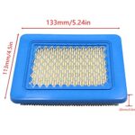 491588s Air Filter, Compatible with Briggs 491588, Toro 20332, Craftsman 3364, Premium Lawn Mower Air Cleaner (2Pcs)