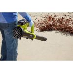 RYOBI P1140S-4X 13 in. ONE+ 18-Volt Lithium-Ion Cordless Battery Walk Behind Push Lawn Mower & Leaf Blower- 4.0 Ah Battery/Charger